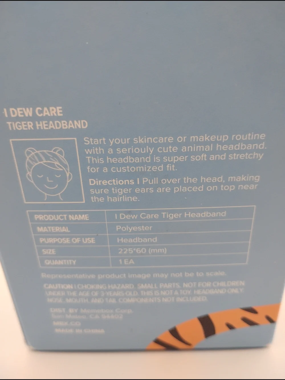 I Dew Care Gold Kitten Mask, 10 Hydrluronic Acid Serum, & Tiger Headband Bundle